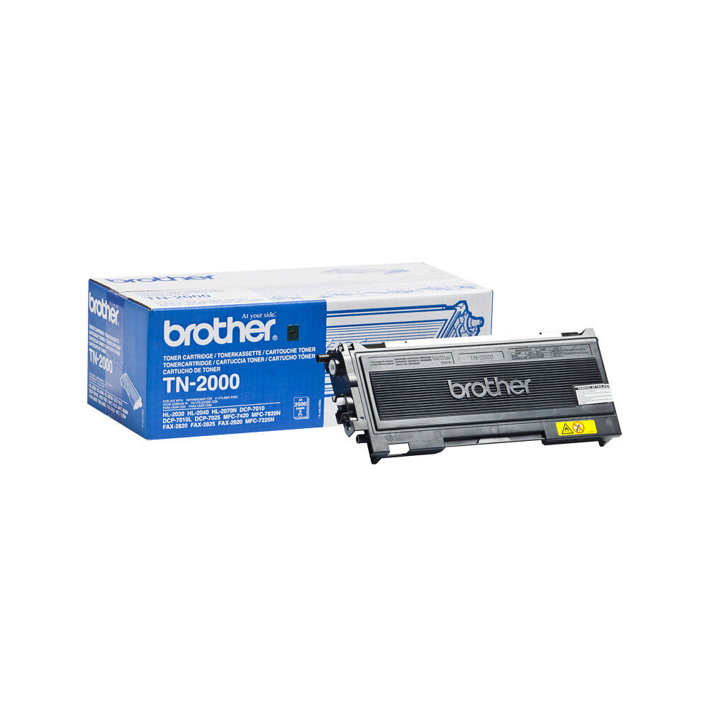 Brother Brother TN2000 - svart - original - tonerkassett