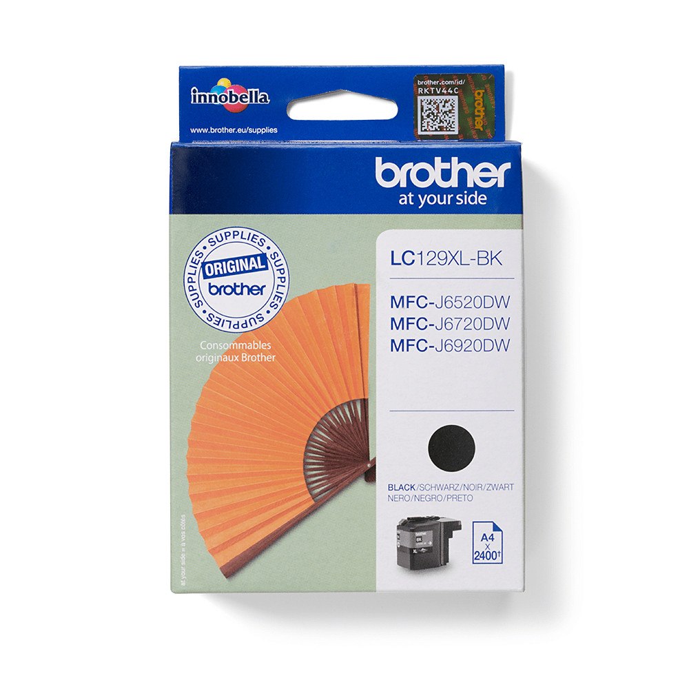 Brother Brother LC129XLBK bläckpatroner 1 styck Original Hög (XL) avkastning Svart
