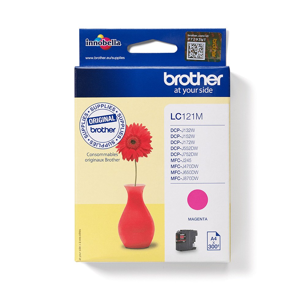 Brother Brother LC121M bläckpatroner 1 styck Original Magenta