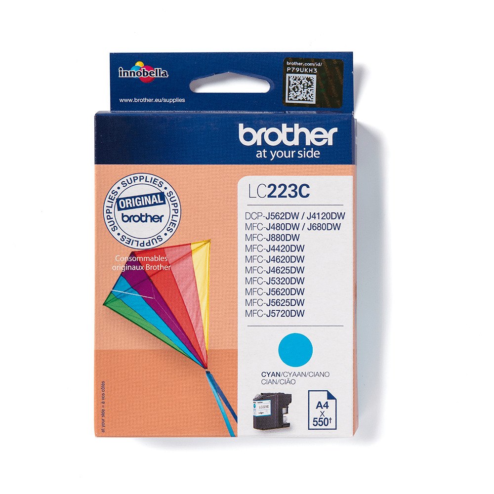 Brother Brother LC223C bläckpatroner 1 styck Original Cyan
