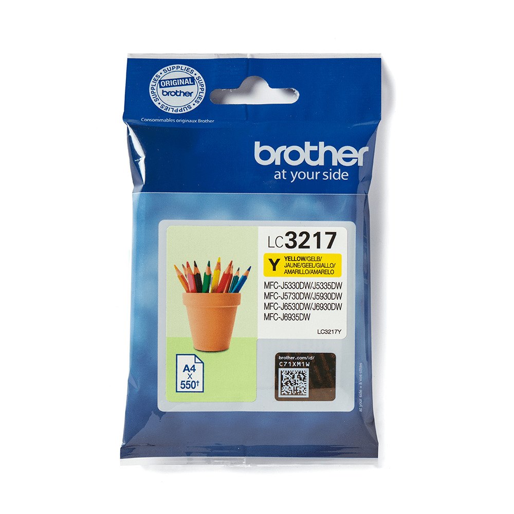 Brother Brother LC3217Y bläckpatroner 1 styck Original Gul