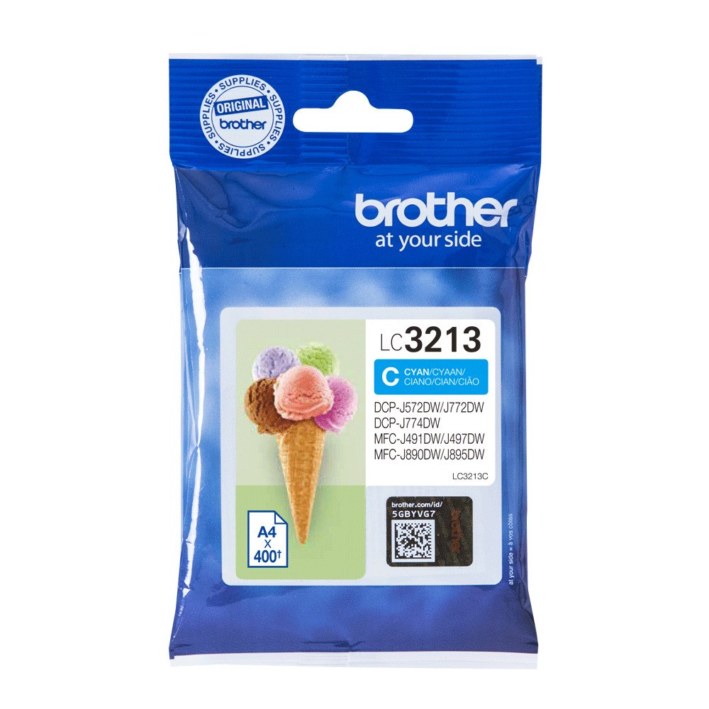 Brother Brother LC3213C bläckpatroner 1 styck Original Cyan