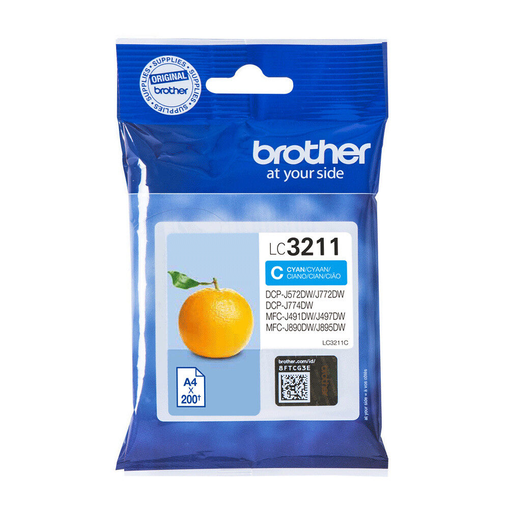 Brother Brother LC3211C bläckpatroner 1 styck Original Cyan