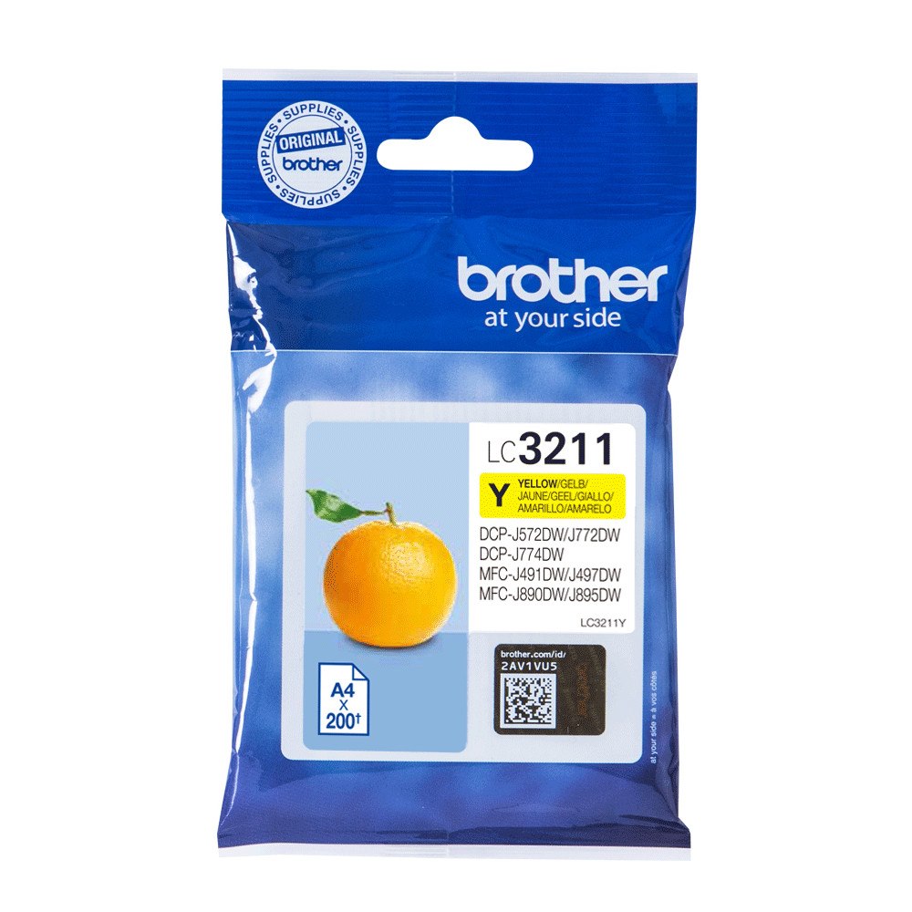 Brother Brother LC3211Y bläckpatroner 1 styck Original Gul