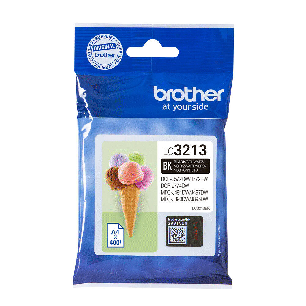 Brother Brother LC3213BK - svart - original - bläckpatron