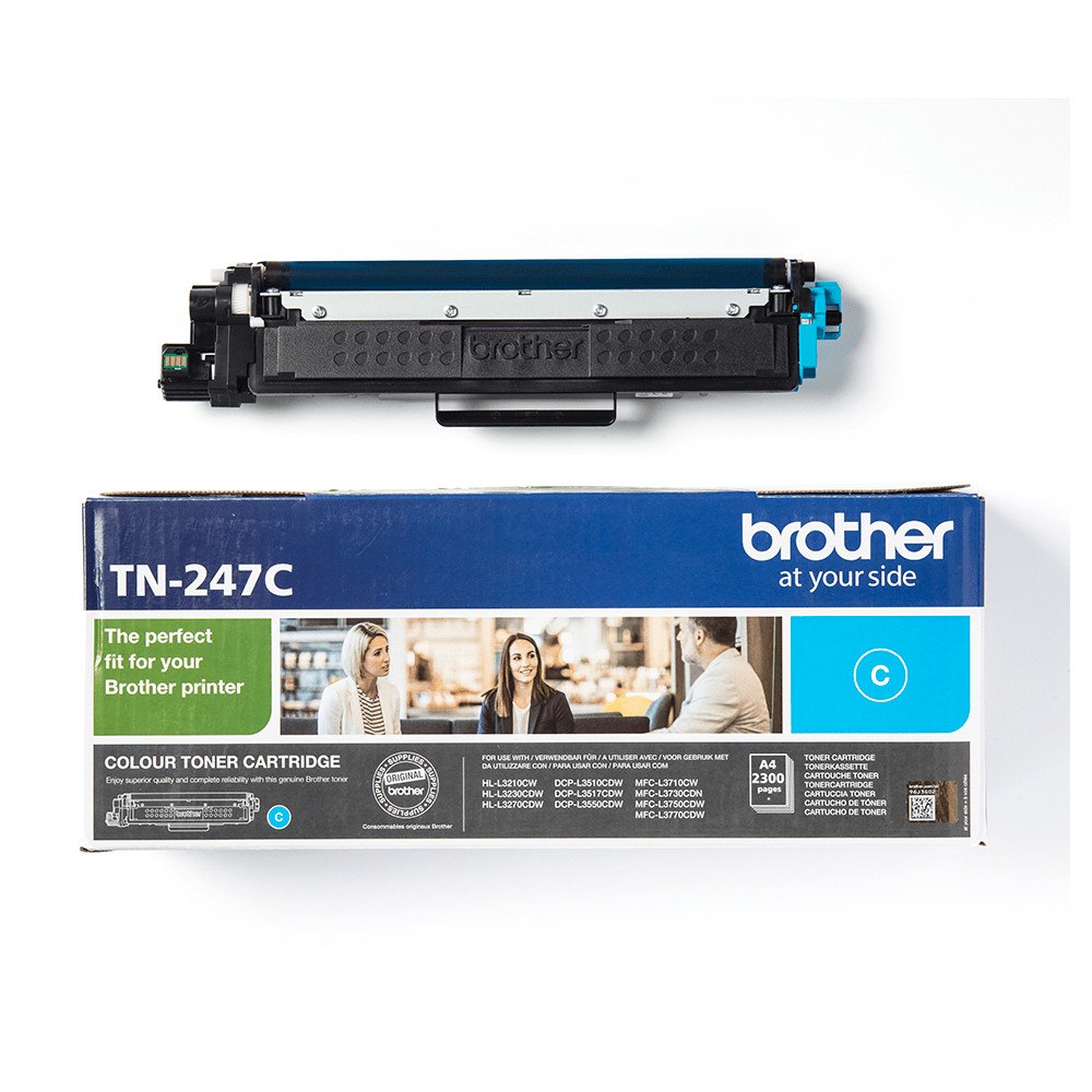 Brother Brother TN-247C Tonerkassett 1 styck Original Cyan