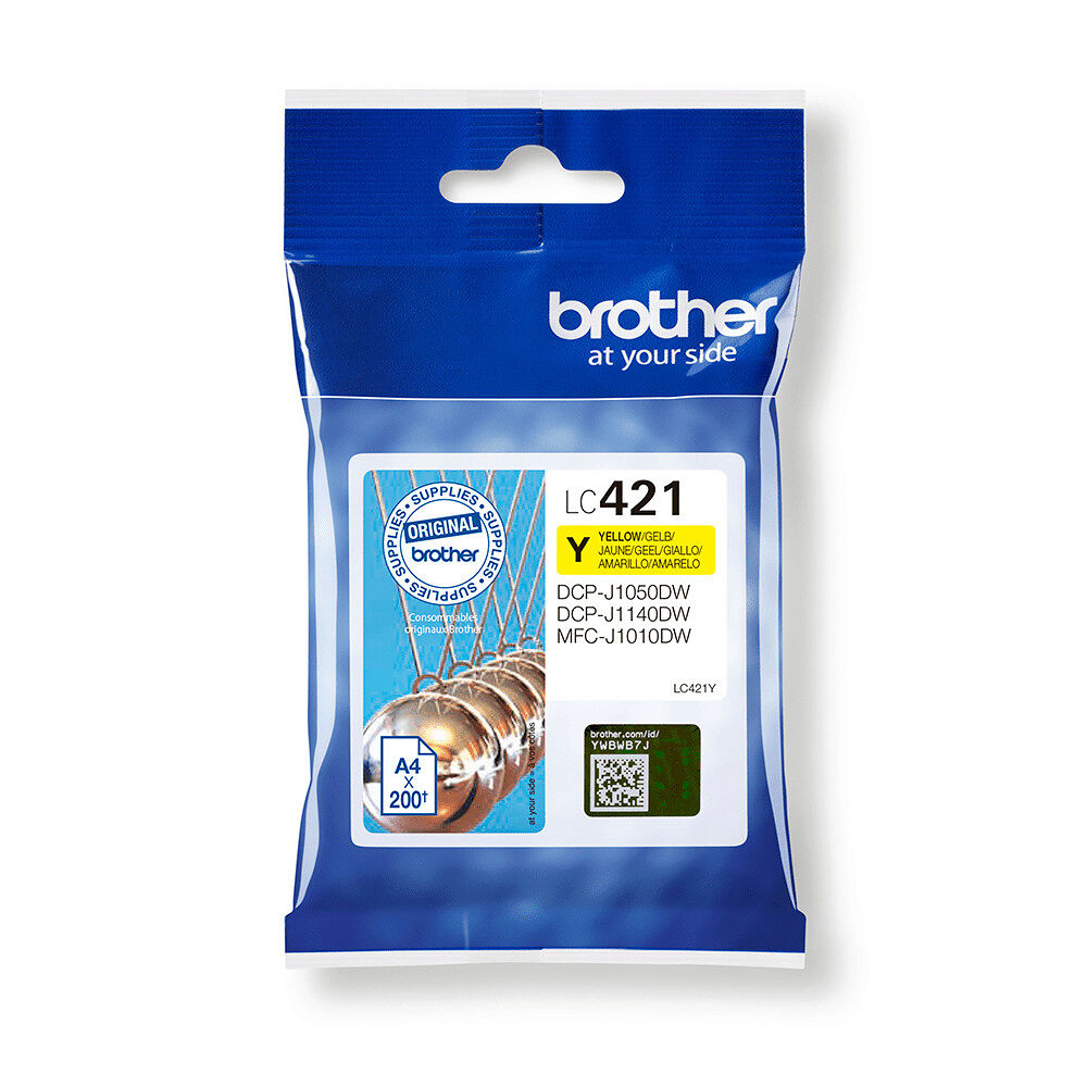 Brother Brother LC421Y - gul - original - bläckpatron