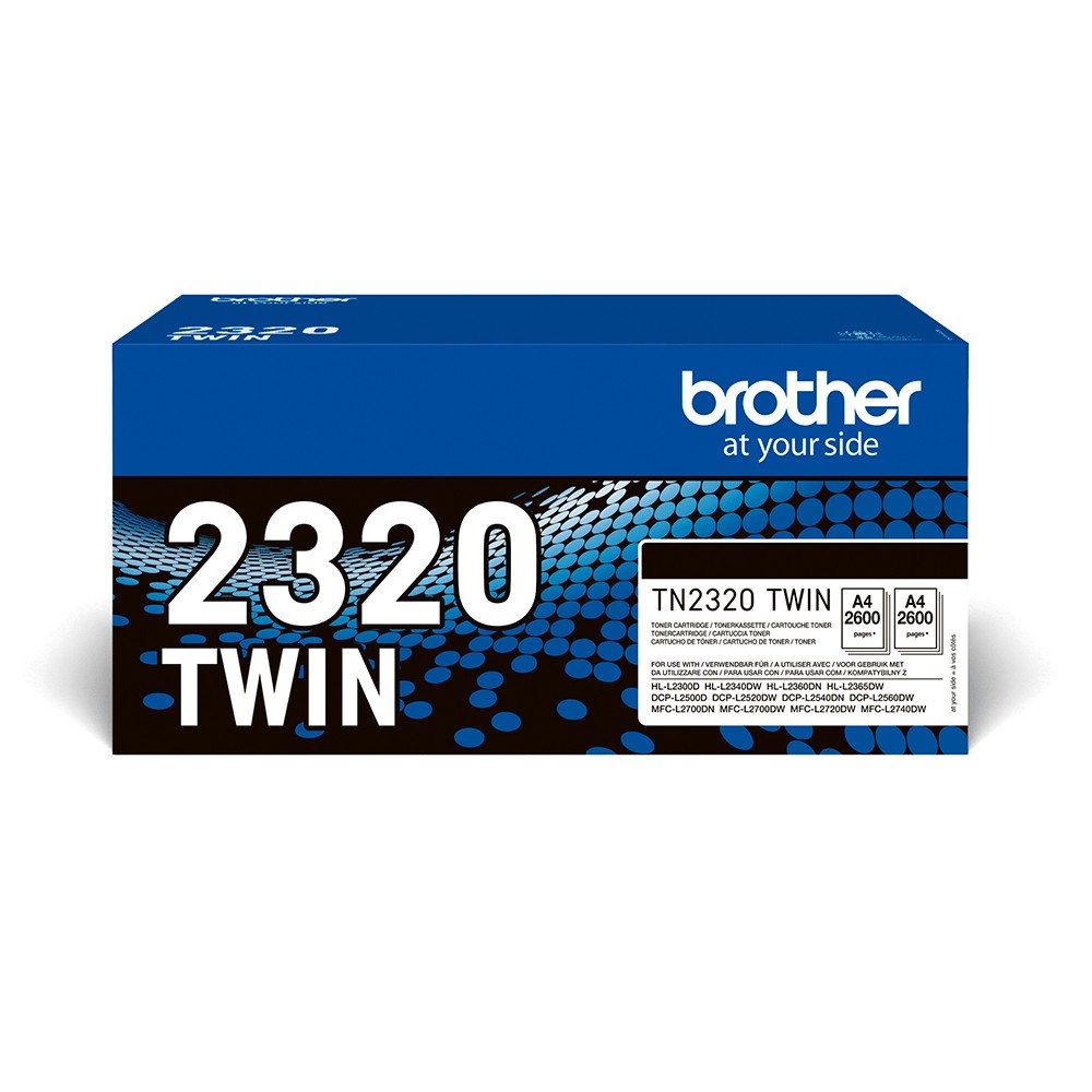 Brother Brother TN-2320TWIN Tonerkassett 1 styck Original Svart