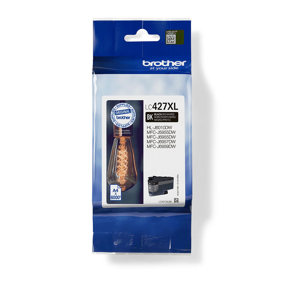 Brother Brother LC427XLBK - hög kapacitet - svart - original - bläckpatron