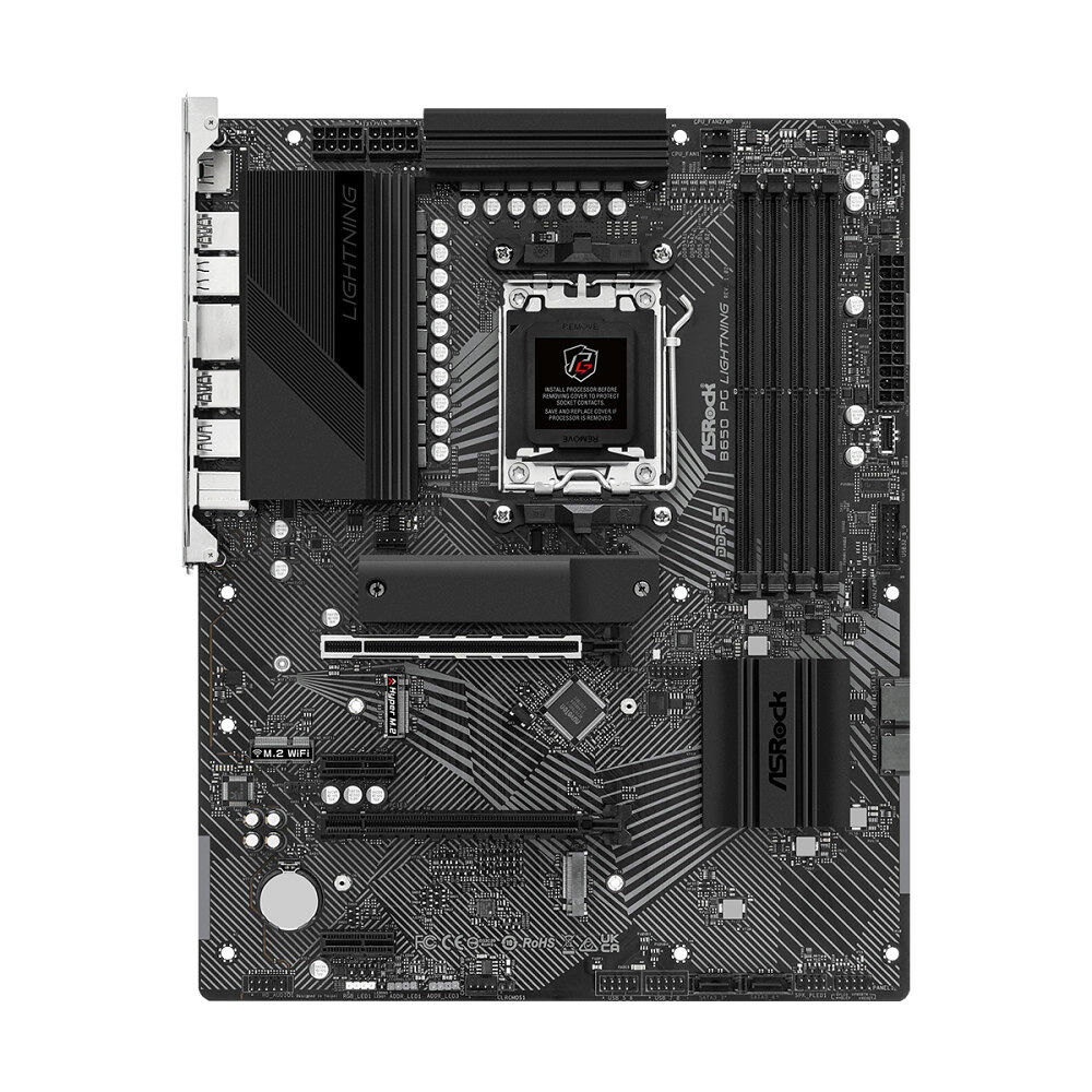 ASRock Asrock B650 PG Lightning AMD B650 AM5-sockel ATX