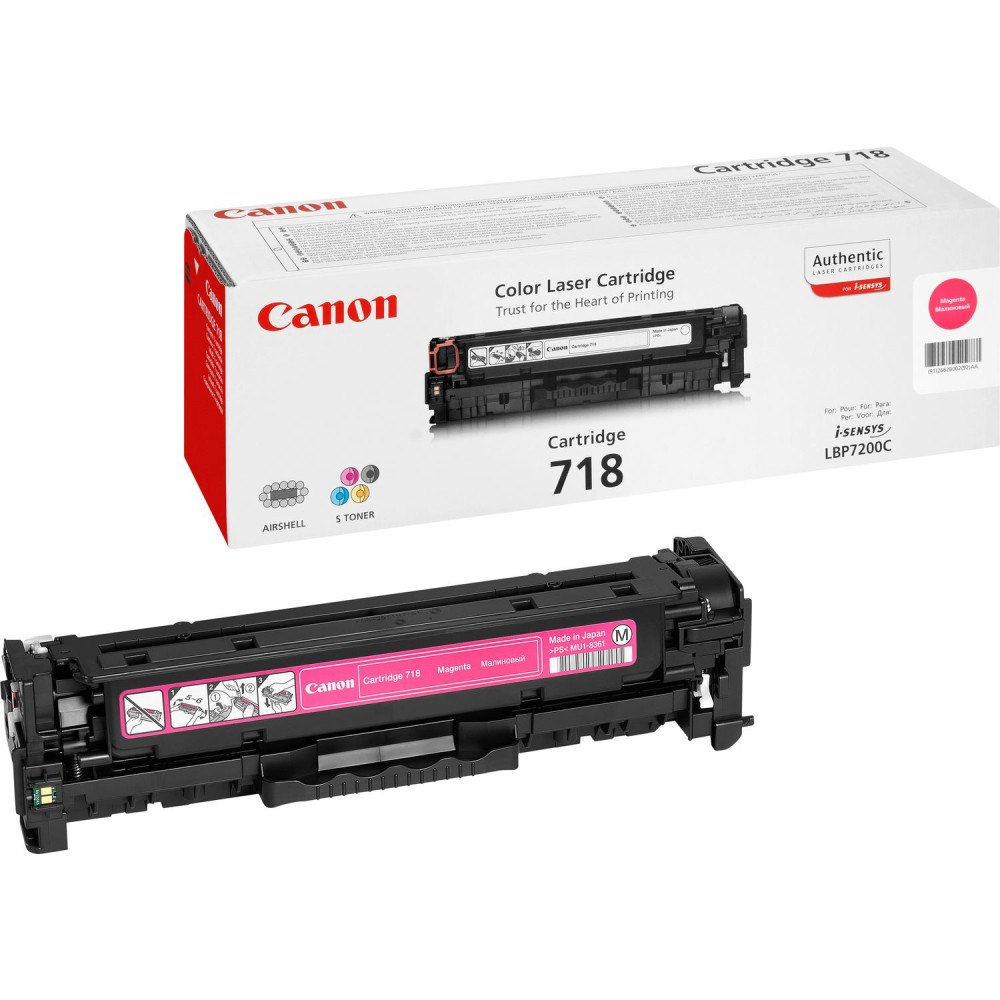CANON Canon CRG-718 M Tonerkassett 1 styck Original Magenta