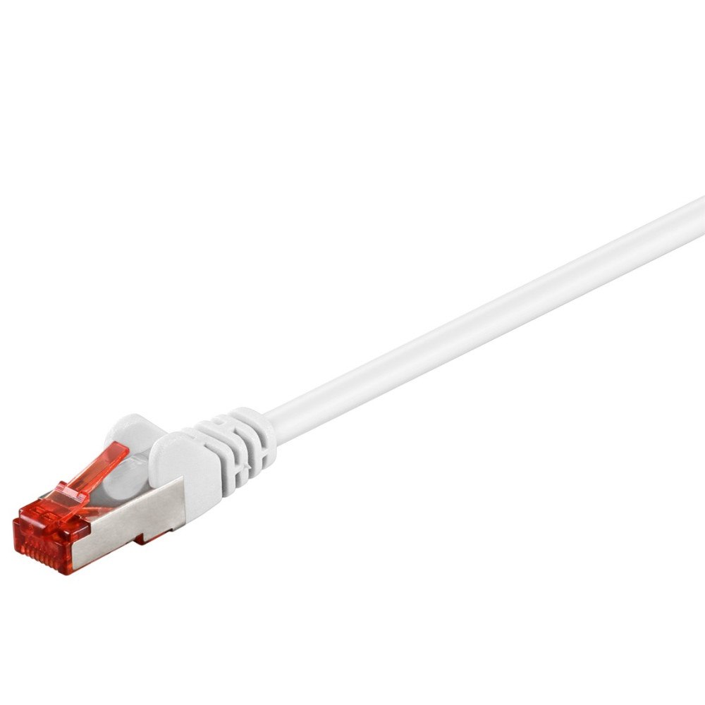 Goobay Goobay 93503 nätverkskablar Vit 10 m Cat6 S/FTP (S-STP)