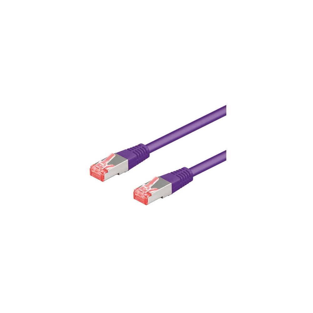 Goobay Goobay 93342 nätverkskablar Violett 0,25 m Cat6