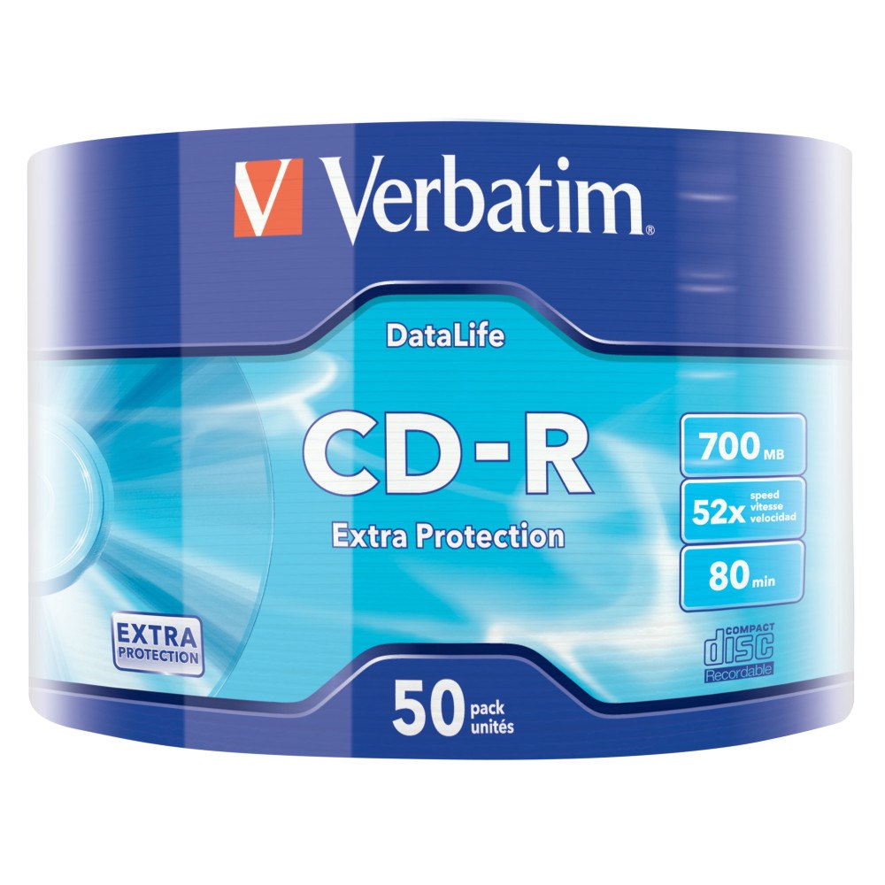 VERBATIM Verbatim CD-R Extra Protection 700 MB 50 styck
