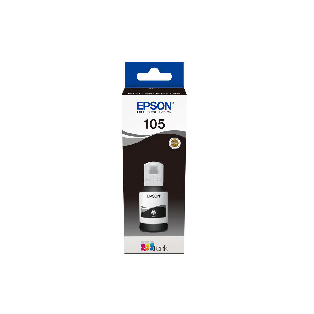 EPSON Epson 105 EcoTank Pigment Black ink bottle