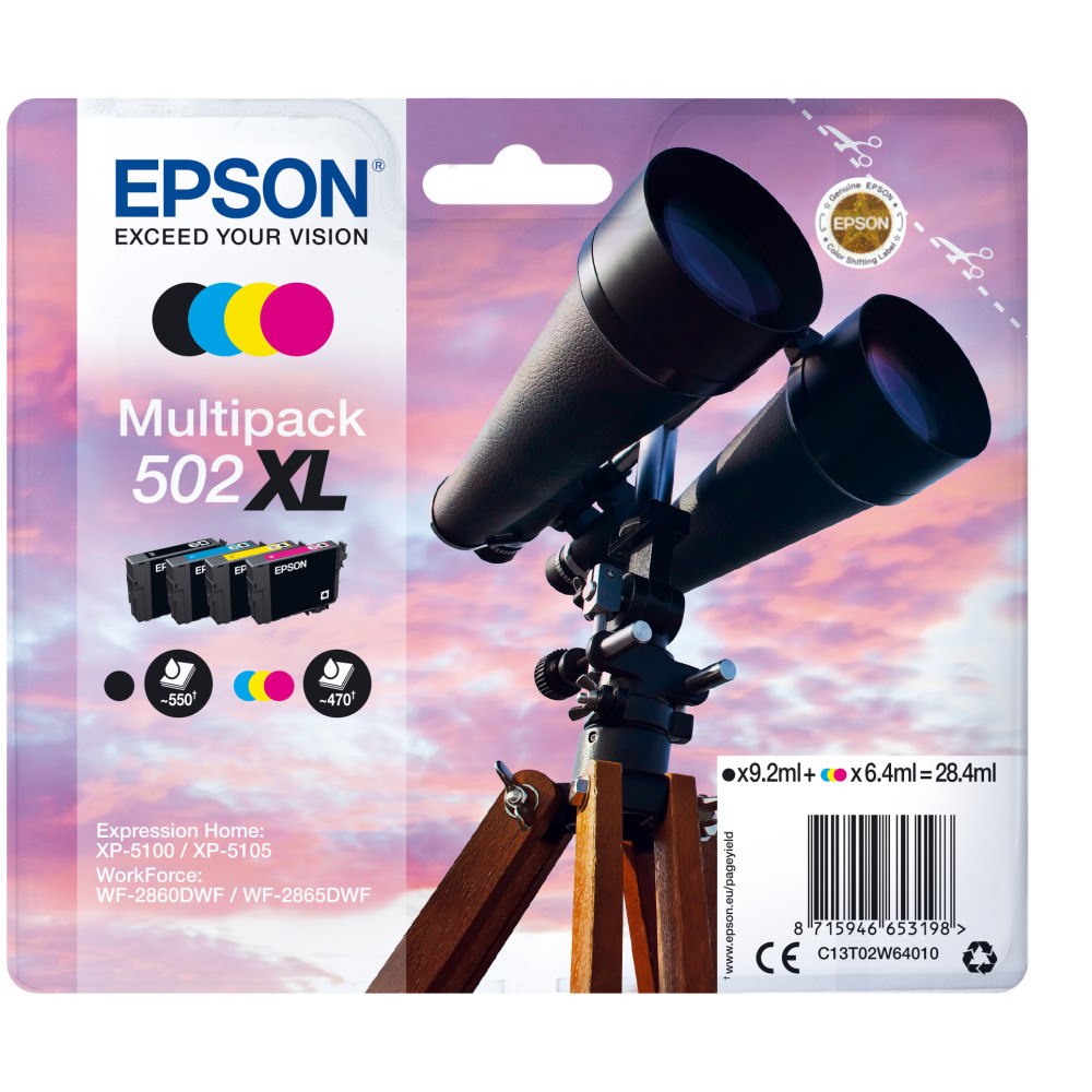 EPSON Epson Multipack 4-colours 502XL Ink