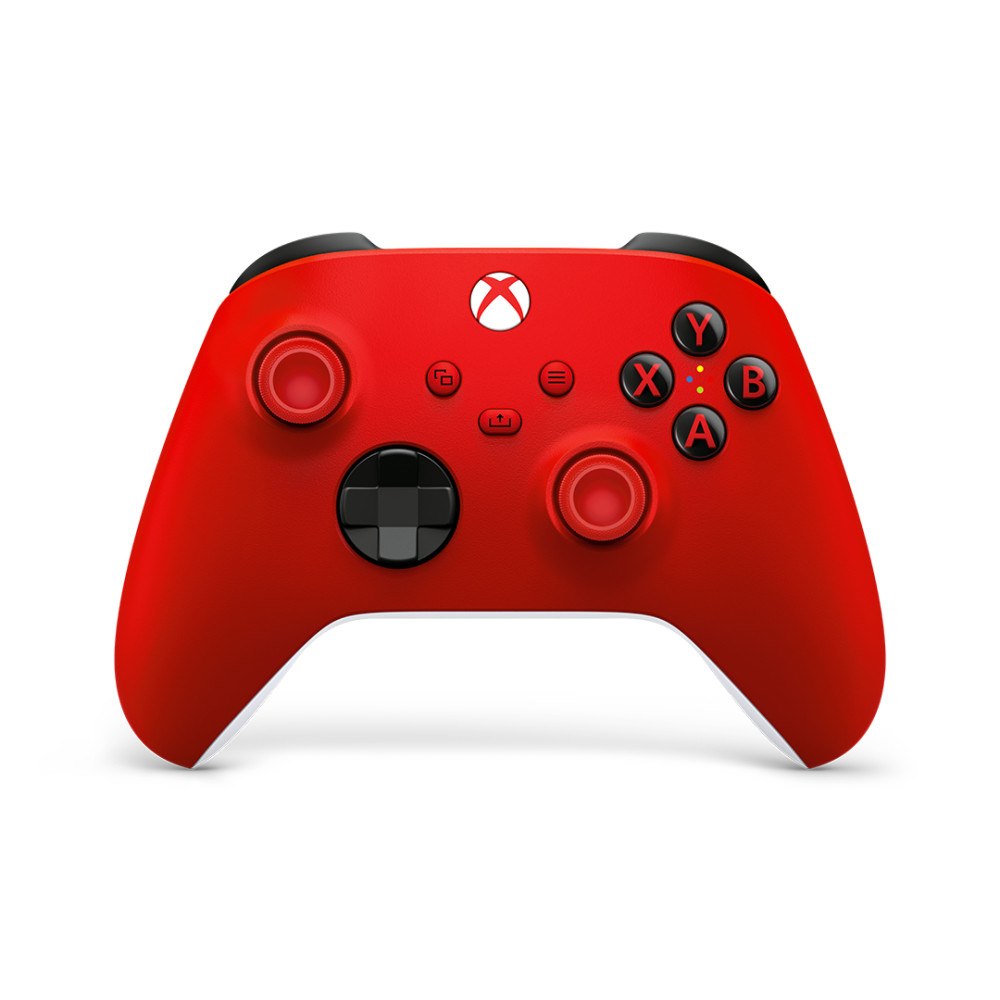 Microsoft Microsoft Pulse Red Röd Bluetooth/USB Spelplatta Analog / Digital Xbox, Xbox One, Xbox Series S, Xbox Series X