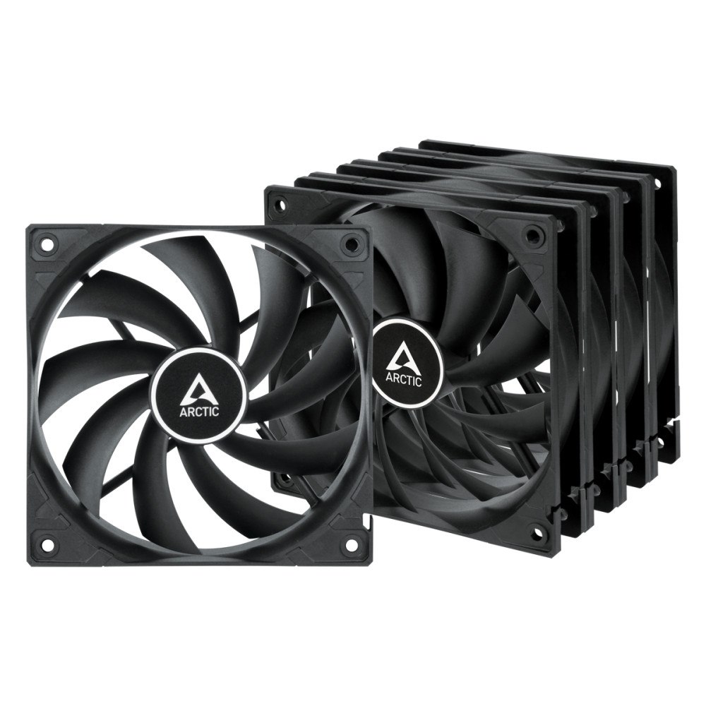 Arctic ARCTIC F12 Datorväska Fan 12 cm Svart 5 styck