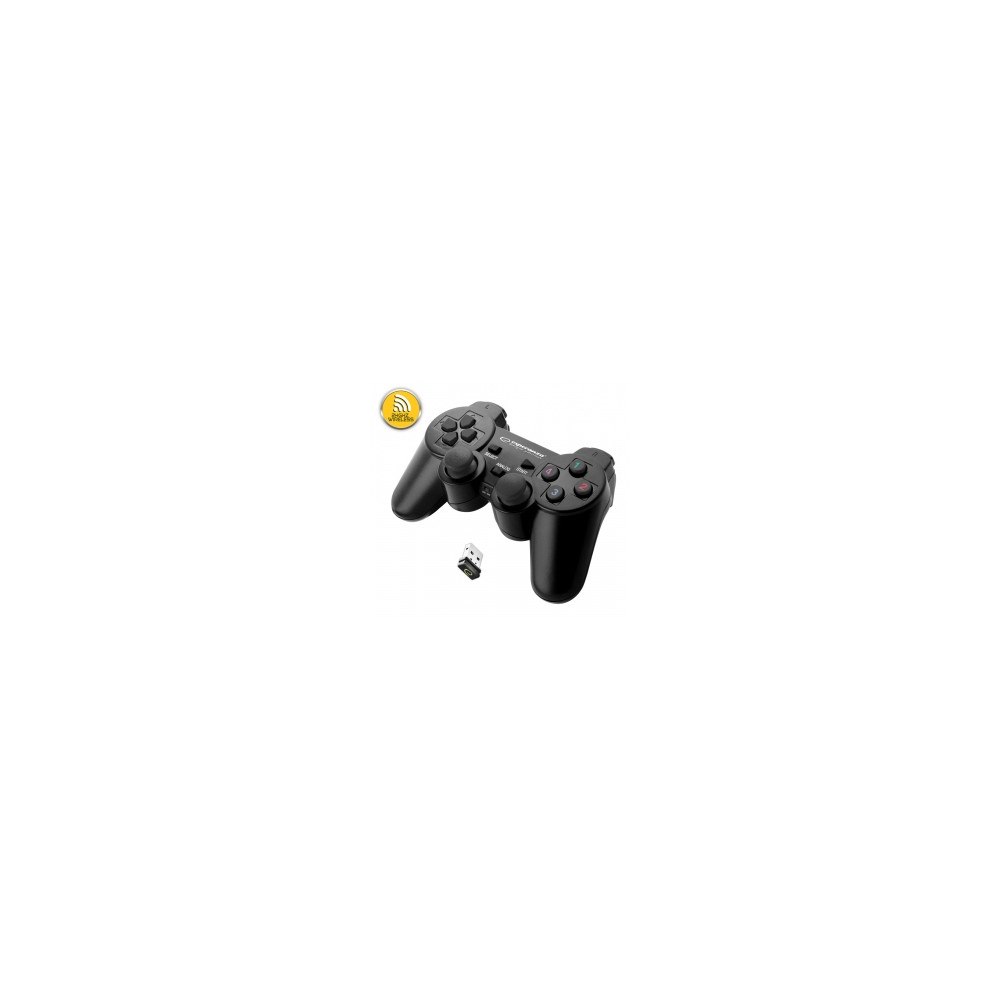 ESPERANZA Esperanza EGG108K spelkonsoler Svart USB 2.0 Spelplatta Analog / Digital PC, Playstation 3