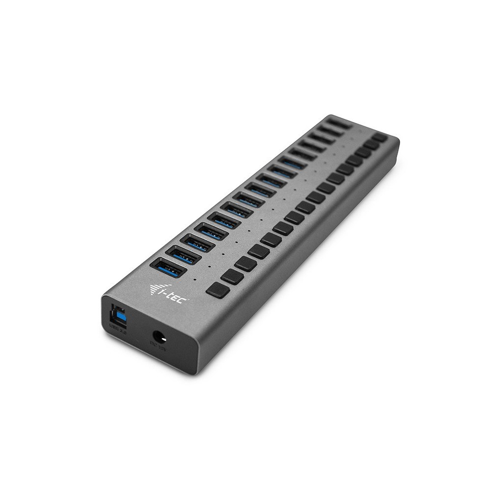 i-tec i-tec U3CHARGEHUB16 mobilladdare Universal Grå AC inomhus