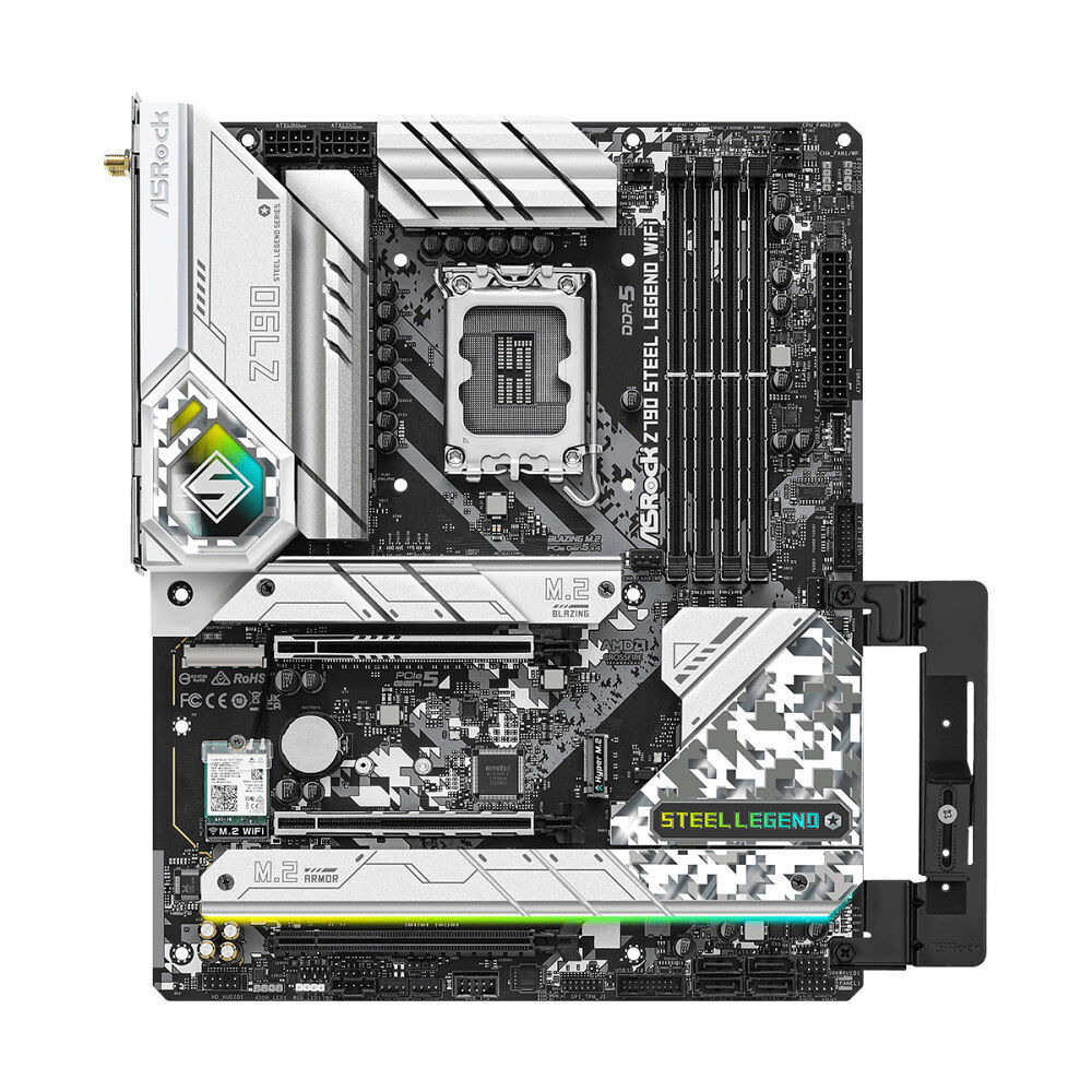 ASRock ASRock Z790 Steel Legend WiFi - moderkort - ATX - LGA1700-uttag - Z790