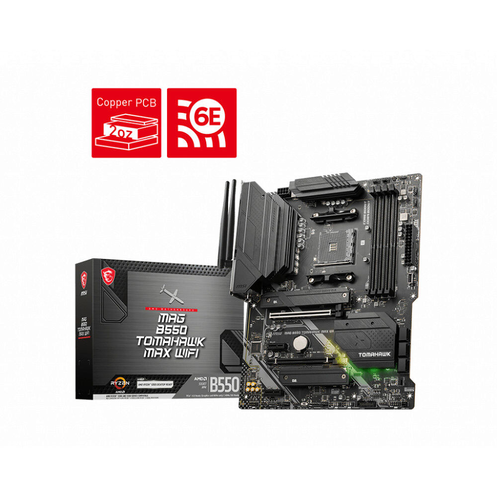 MSI MSI MAG B550 TOMAHAWK MAX WIFI AMD B550 Uttag AM4 ATX