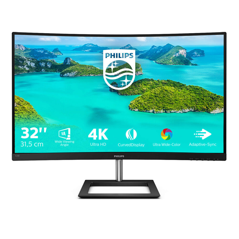 Philips Philips E Line 328E1CA/00 LED display 80 cm (31.5") 3840 x 2160 pixlar 4K Ultra HD LCD Svart