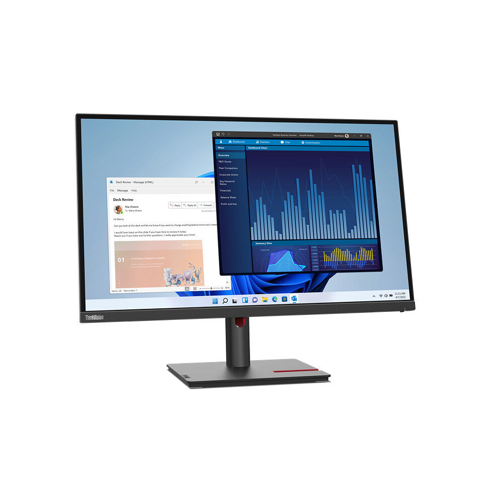 Lenovo Lenovo ThinkVision T27p-30 LED display 68,6 cm (27") 3840 x 2160 pixlar 4K Ultra HD Svart