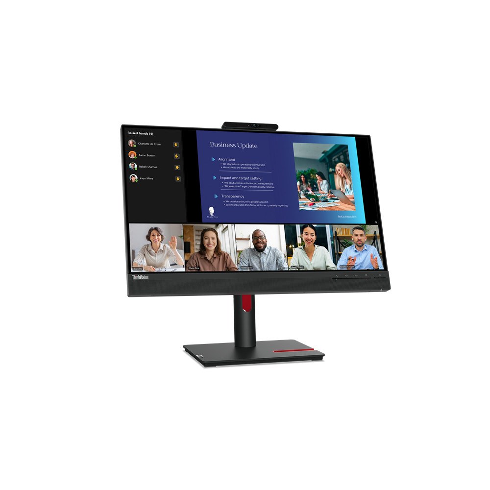 Lenovo Lenovo ThinkVision T24v-30 LED display 60,5 cm (23.8") 1920 x 1080 pixlar Full HD Svart