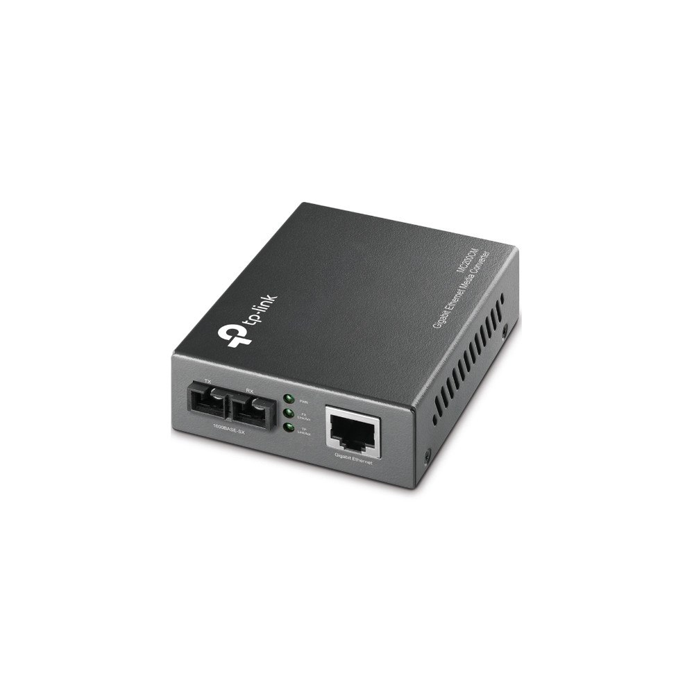 TP-LINK Technologies TP-Link MC200CM mediakonverterare för nätverk 1000 Mbit/s 850 nm Flerläge Svart