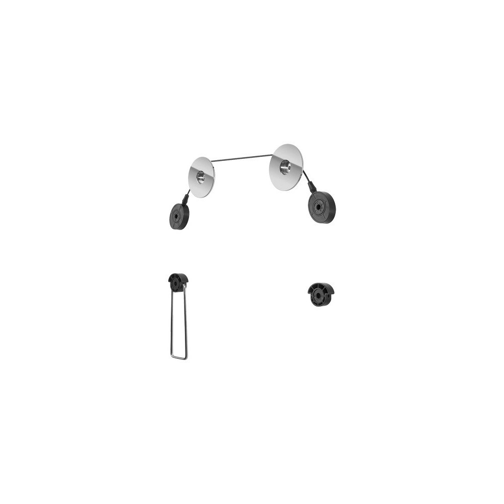 Goobay Goobay TV EasyMount L 139,7 cm (55") Svart, Silver