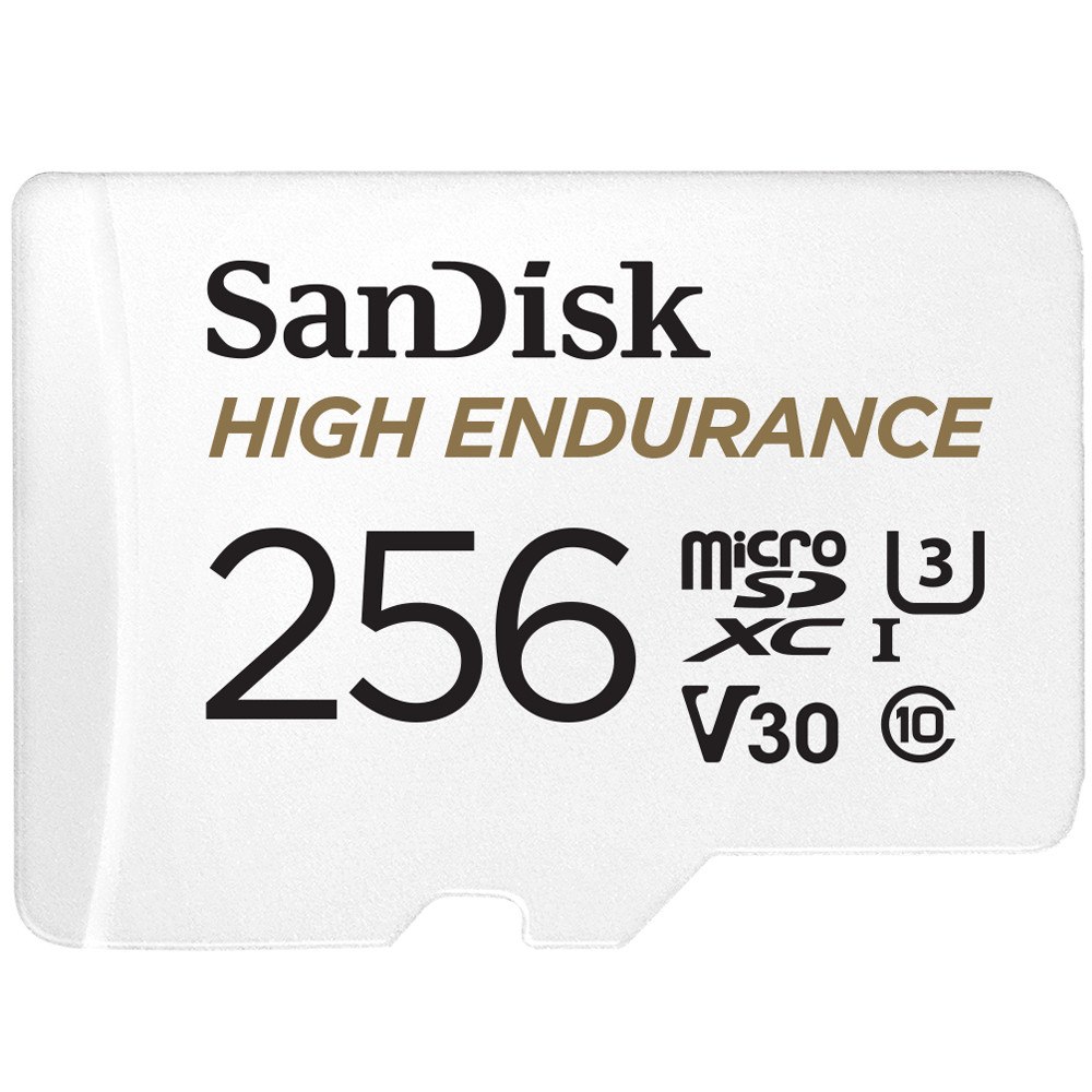 SANDISK SanDisk High Endurance 256 GB MicroSDXC UHS-I Klass 10