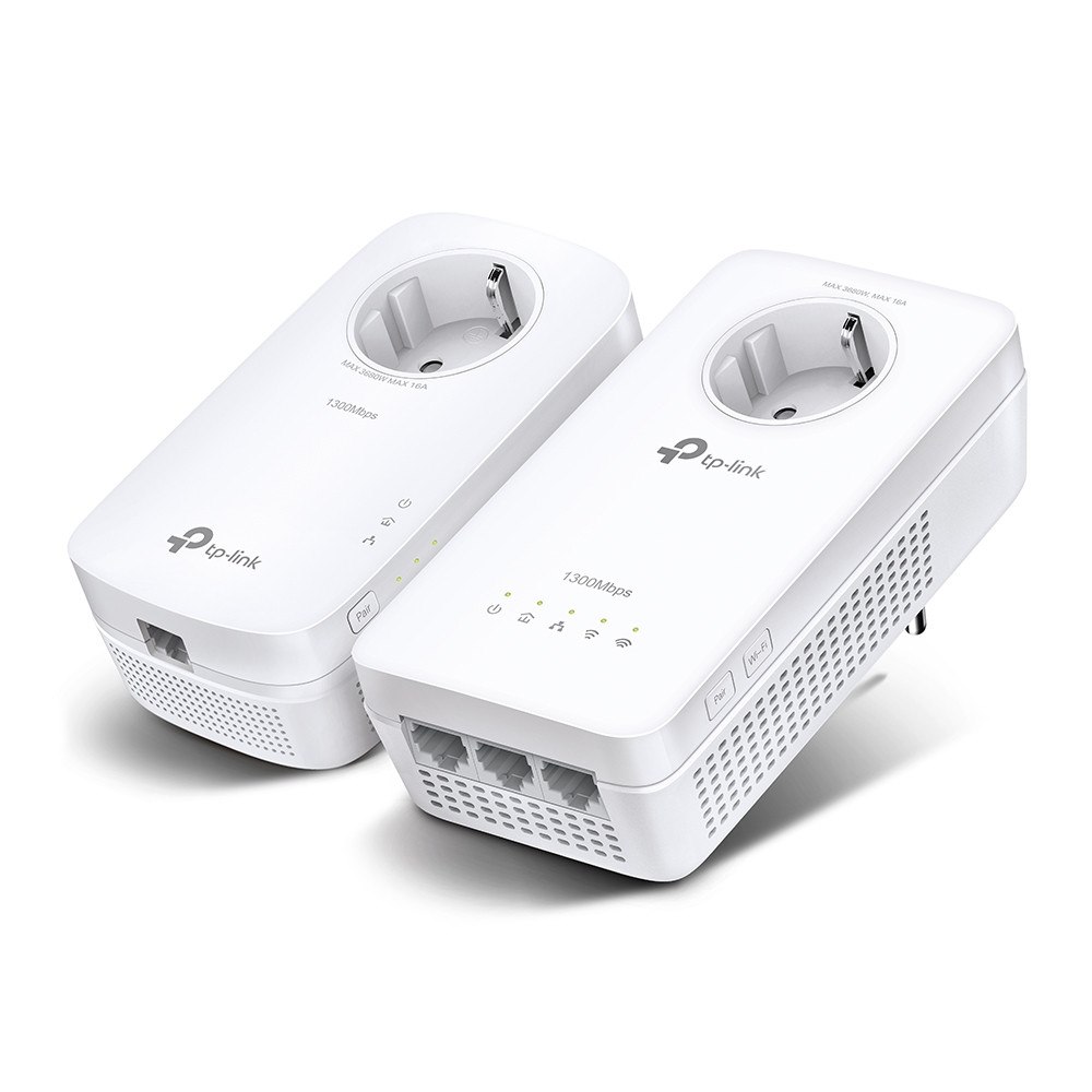 TP-LINK Technologies TP-Link TL-WPA8631P KIT PowerLine-nätverksadapter 300 Mbit/s Nätverksansluten (Ethernet) Wi-Fi Vit 2 styck