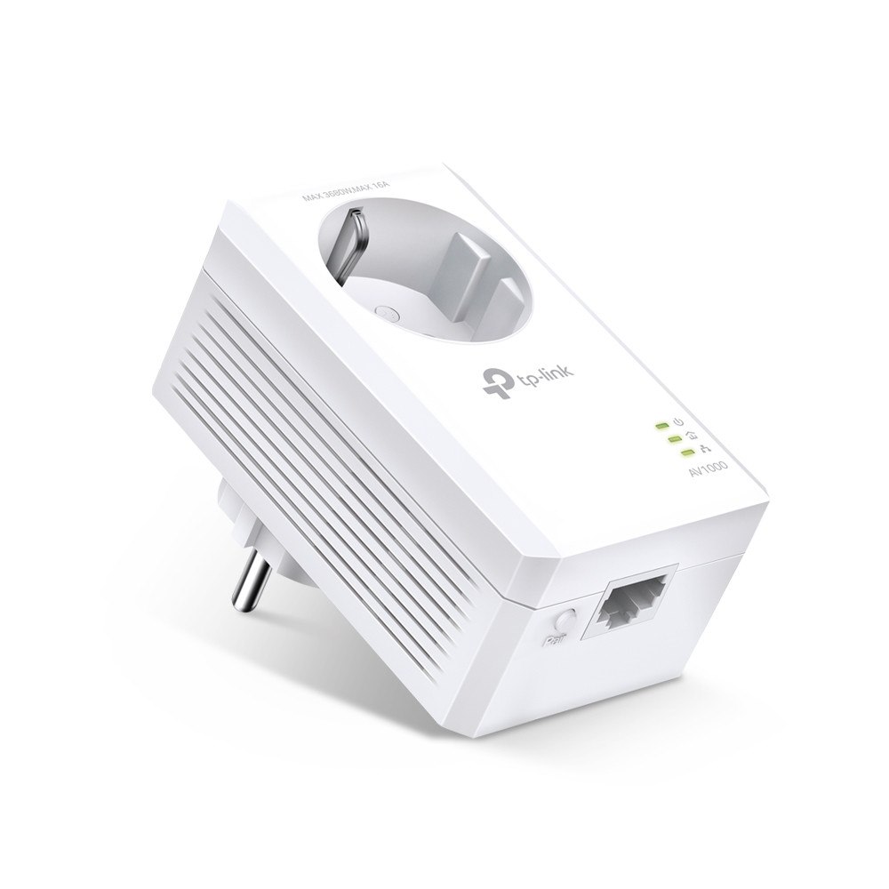 TP-LINK Technologies TP-Link TL-PA7017P PowerLine-nätverksadapter 1000 Mbit/s Nätverksansluten (Ethernet) Vit 1 styck