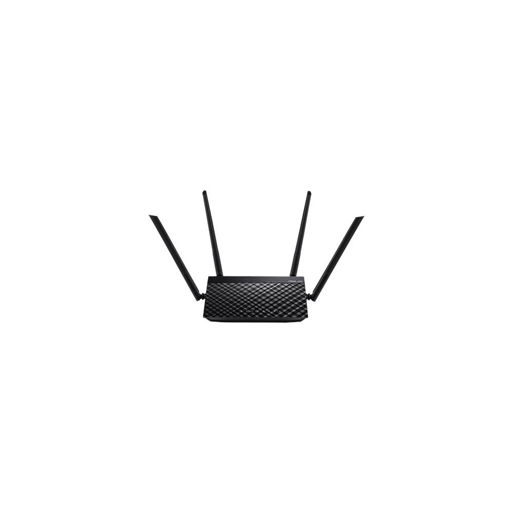 ASUSTeK COMPUTER ASUS RT-AC1200 v.2 kabelansluten router Snabb Ethernet Svart