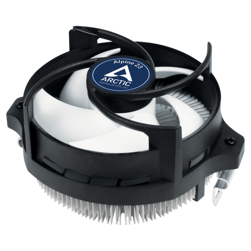 Arctic ARCTIC Alpine 23 - Compact AMD CPU-Cooler Processor Luftkylare 9 cm Gjuten aluminium, Svart 1 styck
