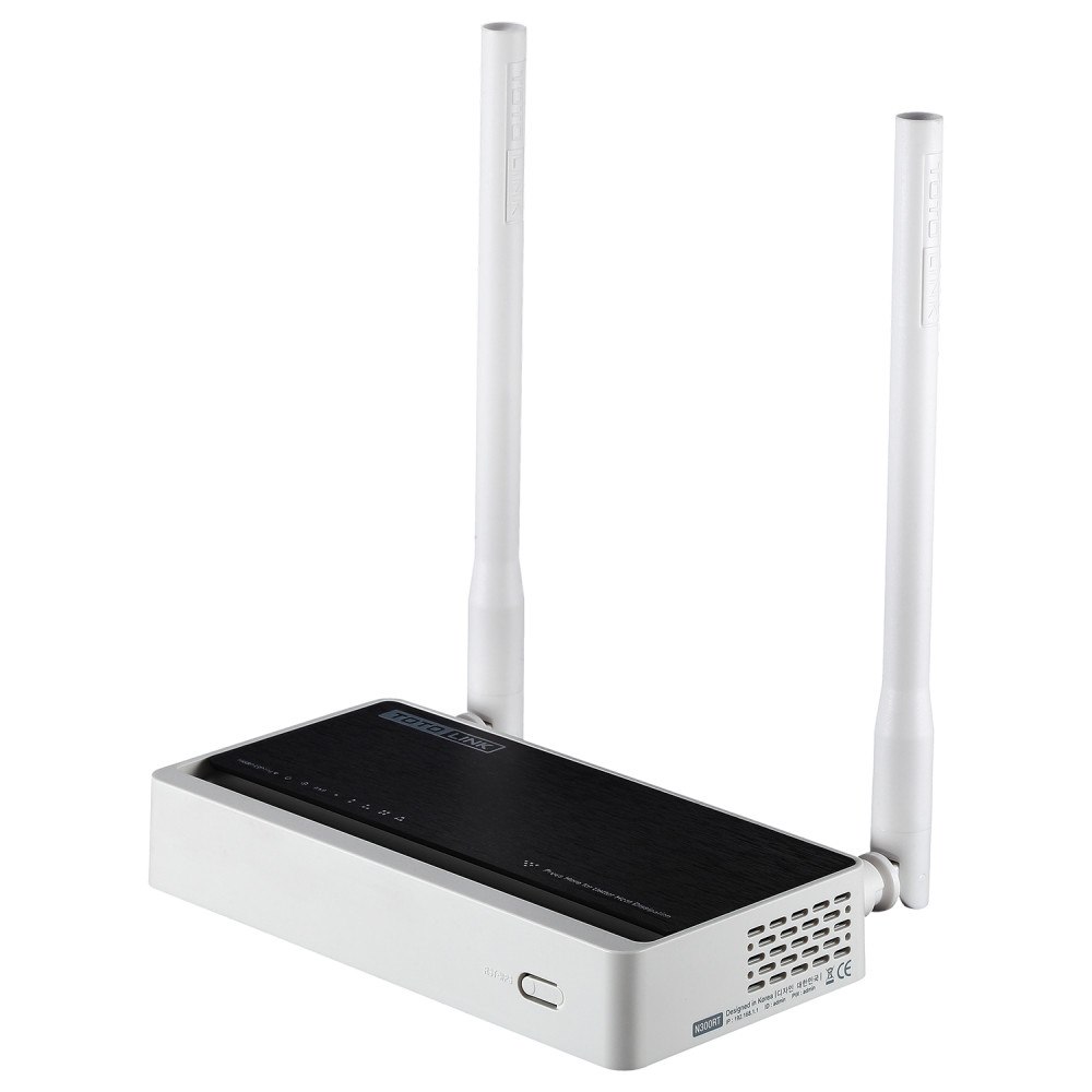 TOTOLINK TOTOLINK N300RT trådlös router Snabb Ethernet Singel-band (2,4 GHz) Svart, Vit
