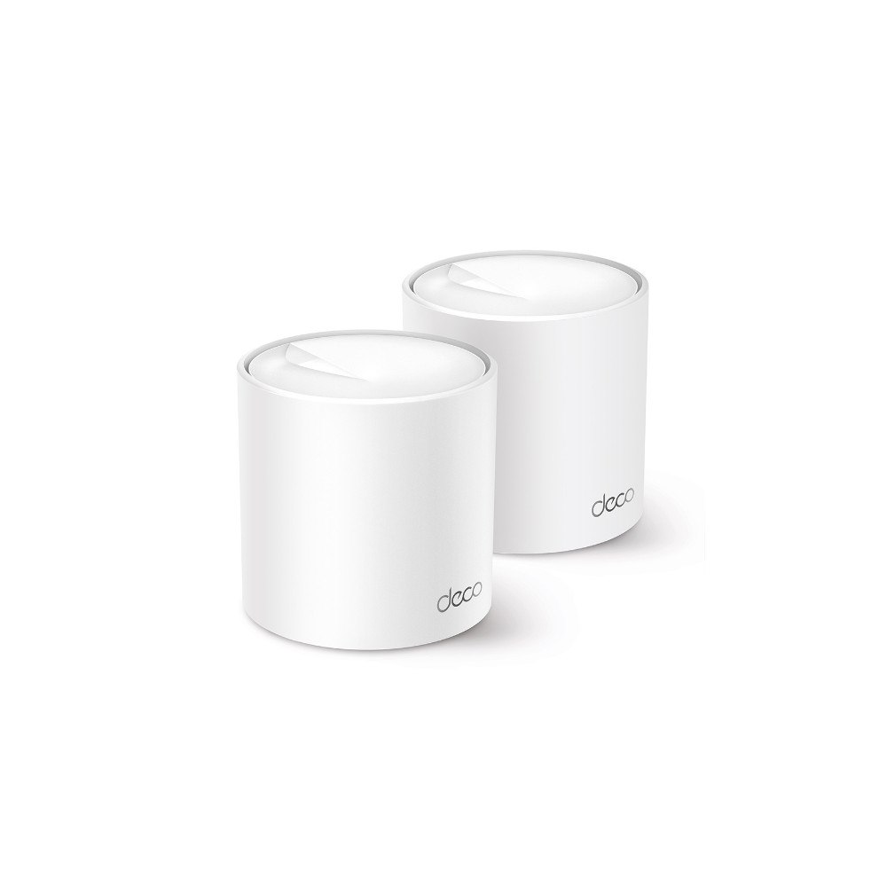 TP-LINK Technologies TP-Link Deco X50 (2-pack) Dual-band (2,4 GHz / 5 GHz) Wi-Fi 6 (802.11ax) Vit 3 Intern