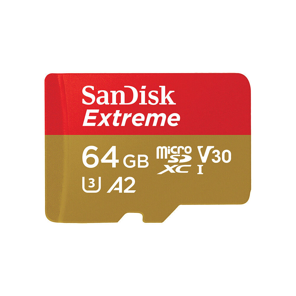 SANDISK SanDisk Extreme - flash-minneskort - 64 GB - mikroSDXC UHS-I