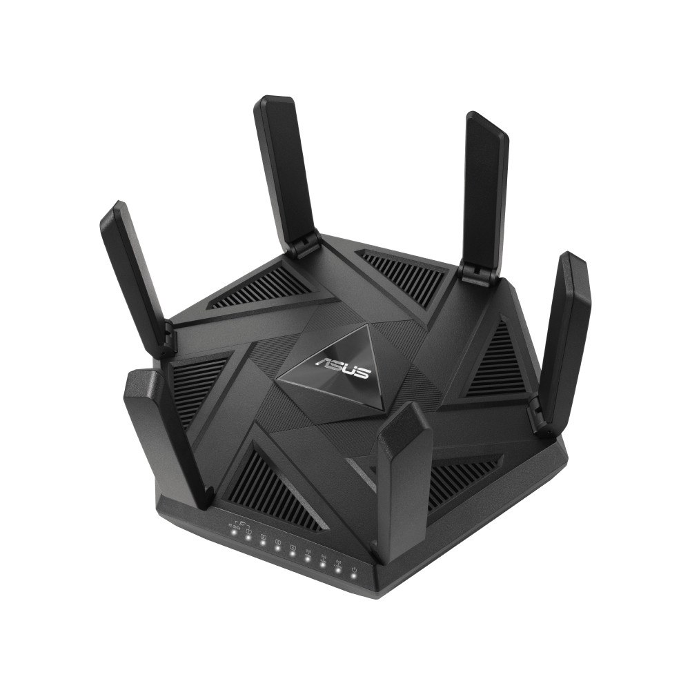 ASUSTeK COMPUTER ASUS RT-AXE7800 - trådlös router - Wi-Fi 6E - skrivbordsmodell