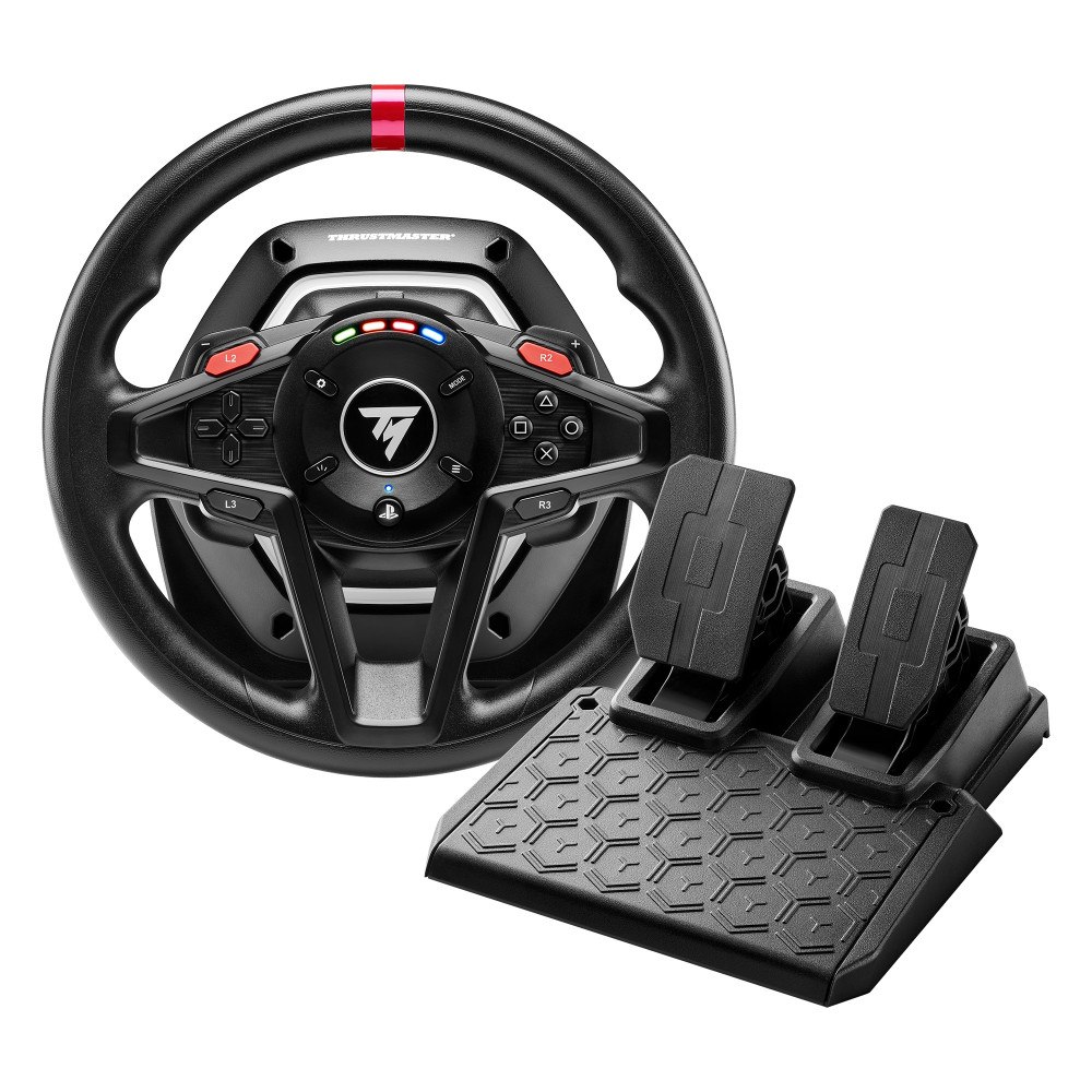 ThrustMaster Thrustmaster T128 Svart USB Ratt + Pedaler Analog PC, PlayStation 4, PlayStation 5