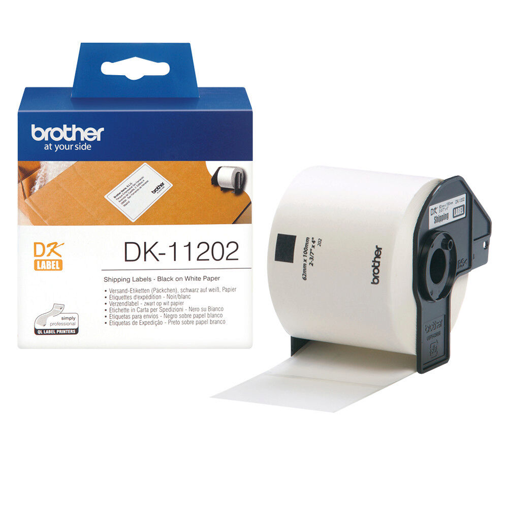 Brother Brother DK-11202 - transportetiketter - 300 etikett (er) - 62 x 100 mm