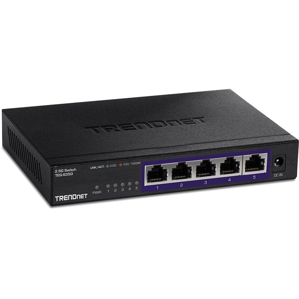TRENDnet Trendnet TEG-S350 nätverksswitchar Ohanterad Gigabit Ethernet (10/100/1000) Svart