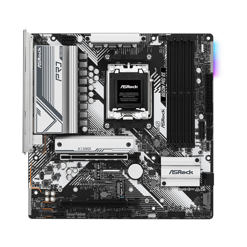 ASRock ASRock B650M PRO RS - moderkort - micro ATX - Socket AM5 - AMD B650