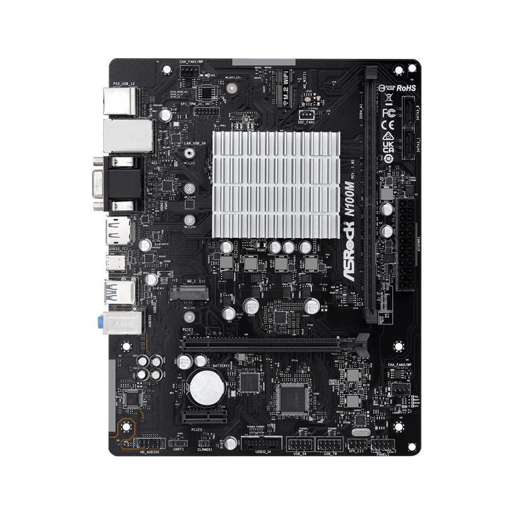 ASRock Asrock N100M NA (integrerad CPU) micro ATX