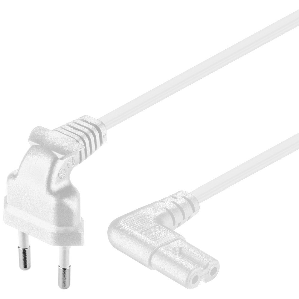 Goobay Goobay Euro plug/C7, 5 m Vit CEE7/16 C7 coupler