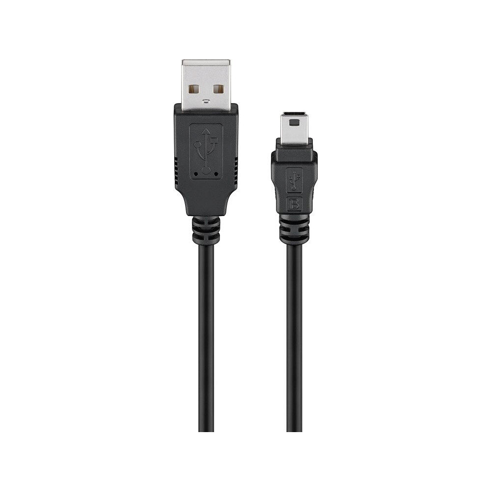 Goobay Goobay 93228 USB-kablar 0,15 m USB 2.0 USB A Mini-USB B Svart