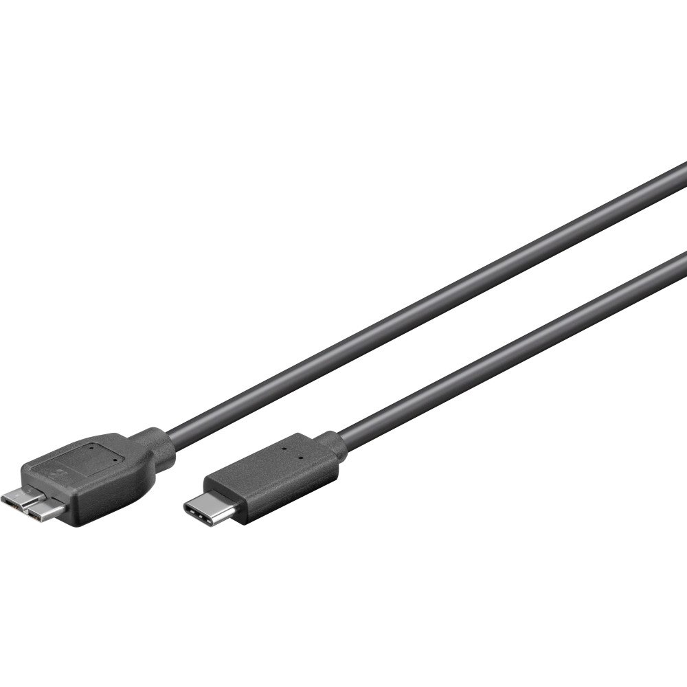Goobay Goobay 67995 USB-kablar 0,6 m USB 2.0 Micro-USB B USB C Grå