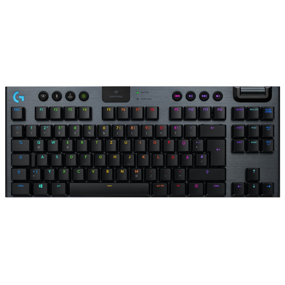 Logitech Logitech G G915 Tkl tangentbord Trådlös RF + Bluetooth QWERTY Nordic Kol