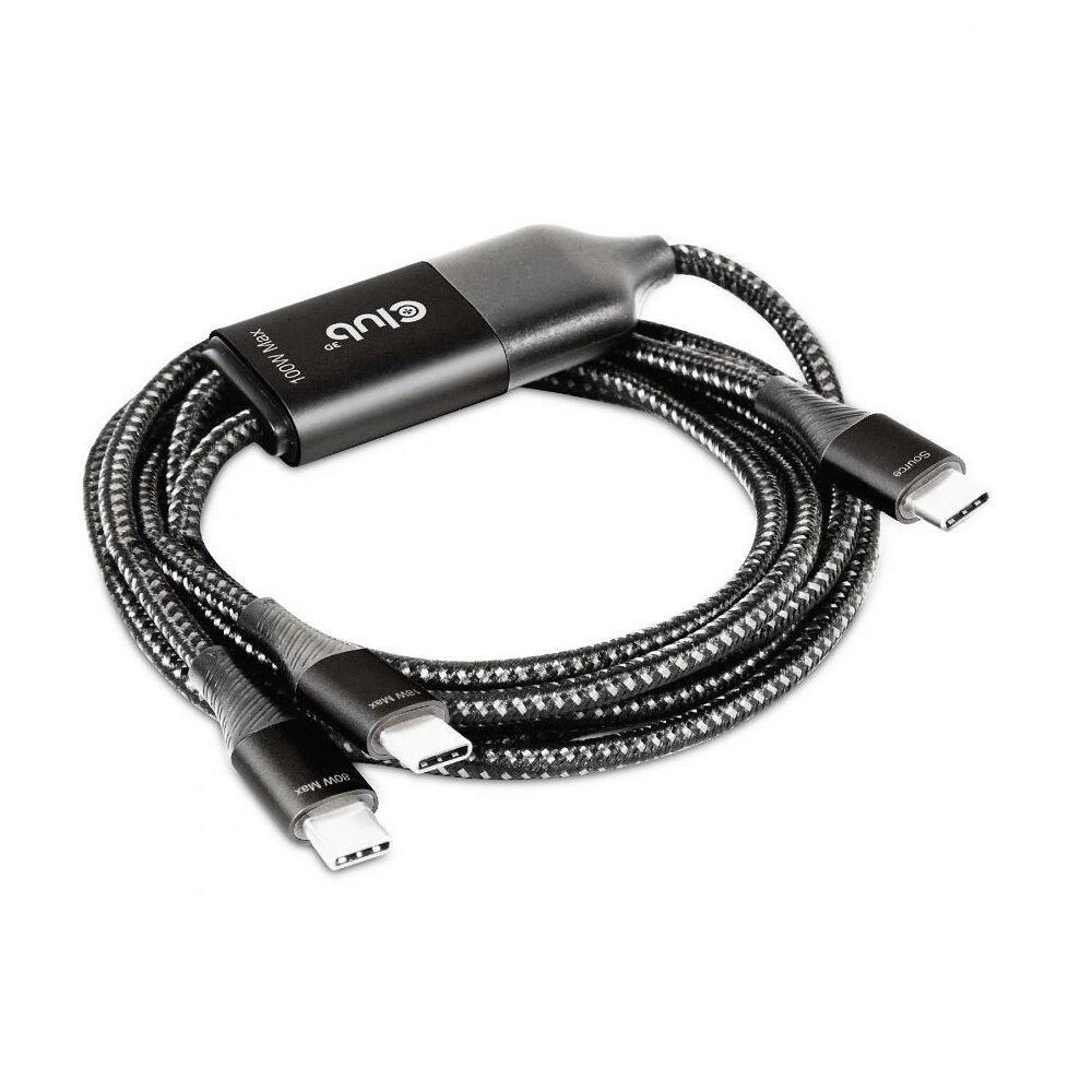 Club 3D Club 3D - USB typ C-kabel - 24 pin USB-C till 24 pin USB-C - 1.83 m